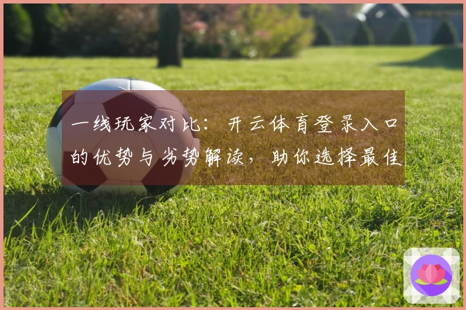 一线玩家对比：开云体育登录入口的优势与劣势解读，助你选择最佳平台